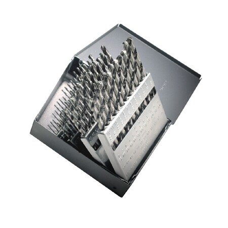 Chicago Latrobe #1-#60 Bright HSS Twist Drill 60Pc 49916